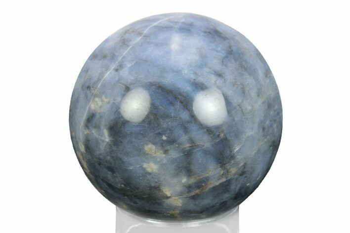 Polished Blue Quartz Sphere - Madagascar #245456